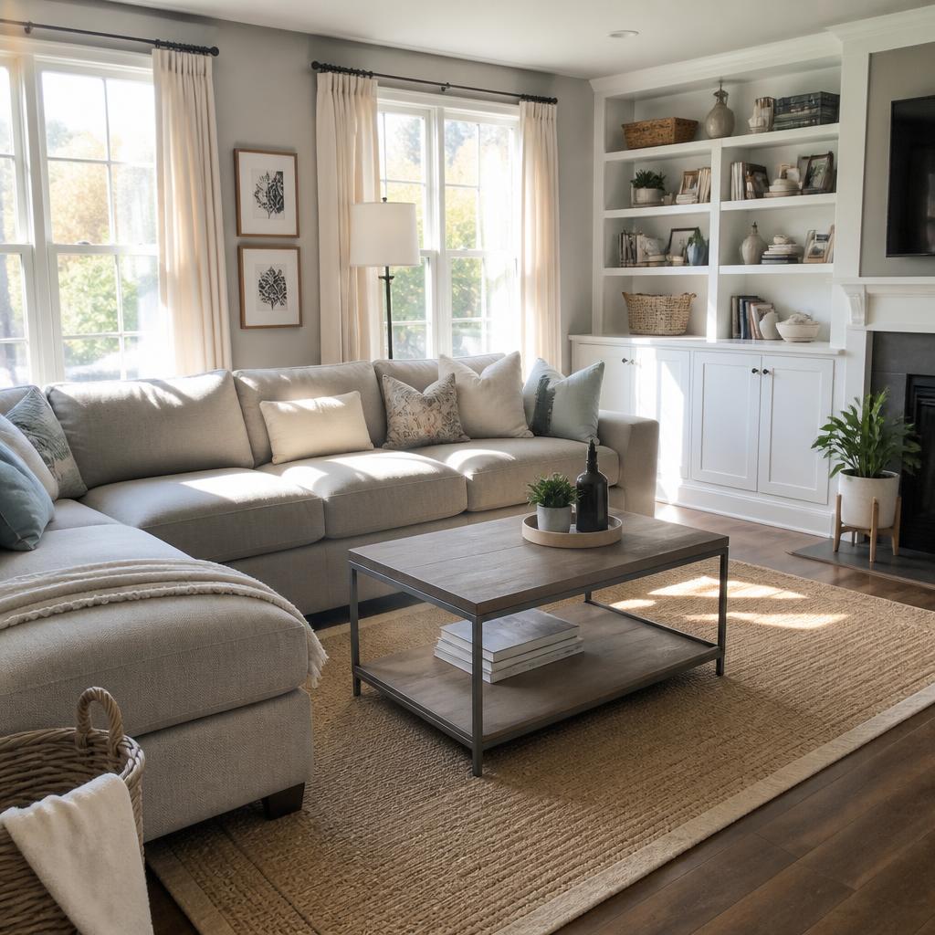 Sparkling luxury living room